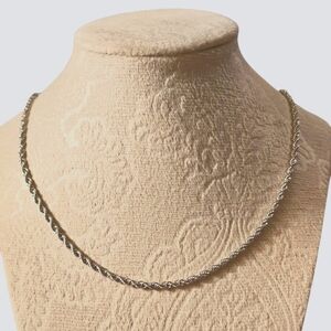NEW Unisex 19" Silver Rope Chain Necklace N1P23